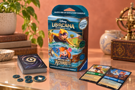 Copertina di Disney Lorcana Mare di Azzurrite a 18€: 60 carte per giocare subito
