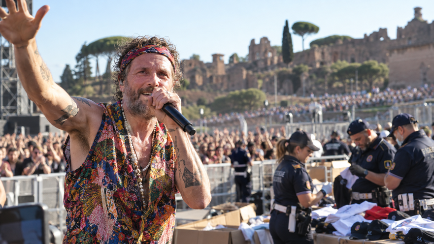 Jovanotti al Circo Massimo: oltre 1.500 gadget sequestrati e un’auto usata come deposito