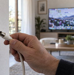 Copertina di TV a blocchi dopo la risintonizzazione: cosa controllare se il segnale è forte