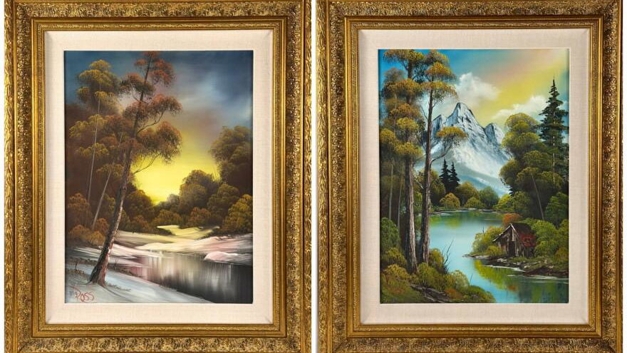 Immagine di Bob Ross: i paesaggi comprati su Craigslist venduti per 206.250 dollari