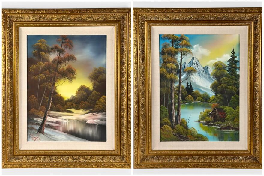 Bob Ross: i paesaggi comprati su Craigslist venduti per 206.250 dollari