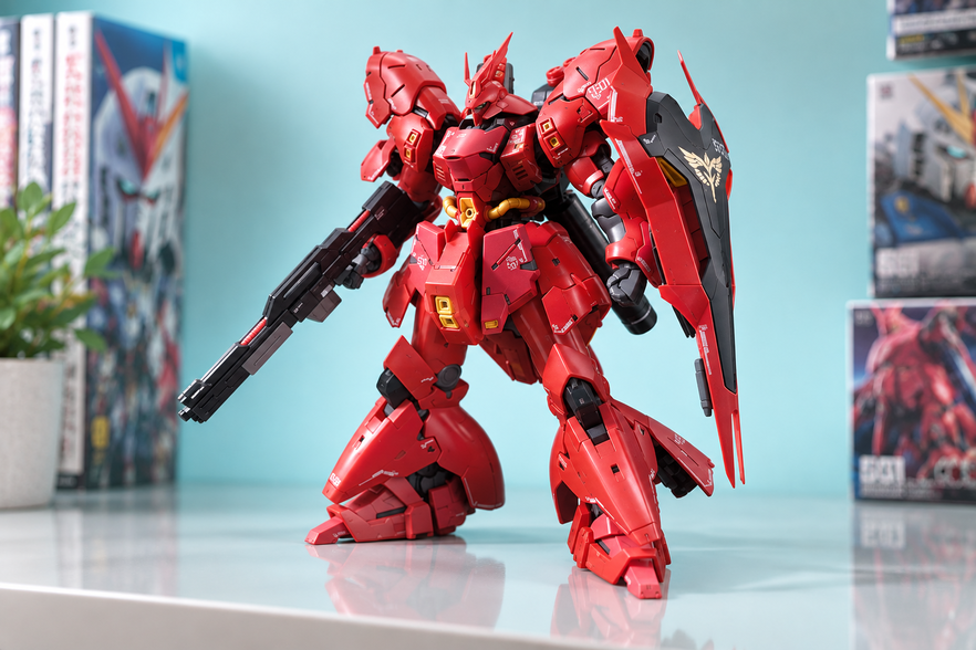 17,41€ in meno sul Bandai Sazabi RG 1/144, il kit di Char da esporre