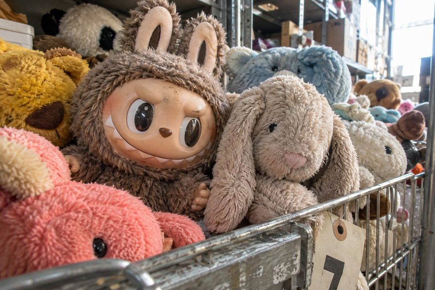 Labubu e Jellycat: fino a 26 mesi di carcere per il furto di 83 peluche
