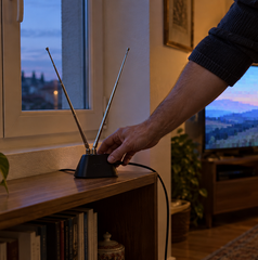 Copertina di Antenna interna: cosa provare se la ricezione peggiora la sera
