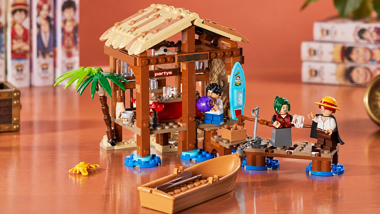 Immagine di LEGO ONE PIECE Villaggio Foosha a 23,99€, minimo storico con Luffy e Shanks