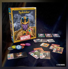 Copertina di Asmodee Splendor Marvel a 27,14€, 30 minuti per fermare Thanos