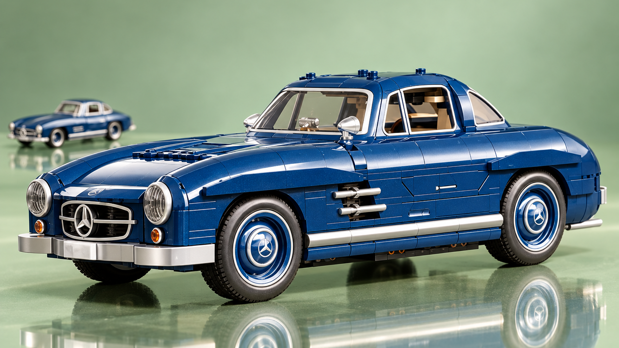 Immagine di Mattel Brick Shop 300 SL a 109,99€: 1.600 pezzi che meritano la vetrina