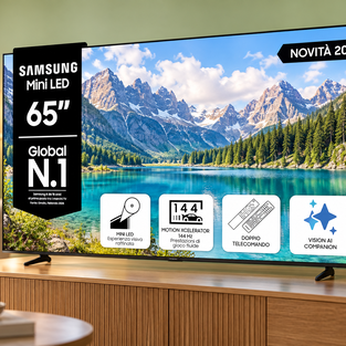 Samsung M80H Mini LED 65 pollici a 679€, il maxi schermo che vale la spesa
