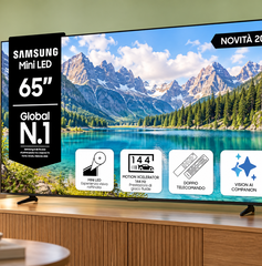 Copertina di Samsung M80H Mini LED 65 pollici a 679€, il maxi schermo che vale la spesa
