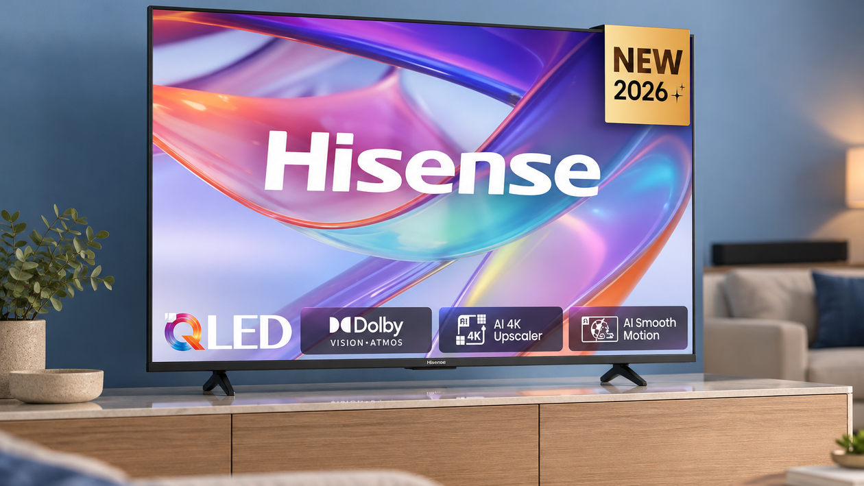 Immagine di Hisense QLED 55 pollici da 449€ a 400€, 4K e Dolby Atmos per film e serie