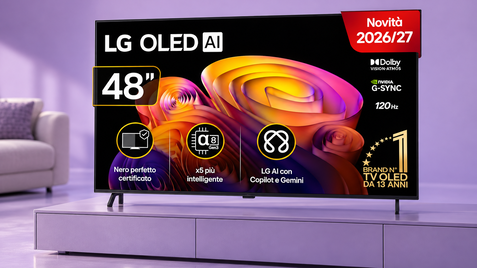 LG OLED B6E 48 pollici a 869€, 430€ in meno per il cinema in casa