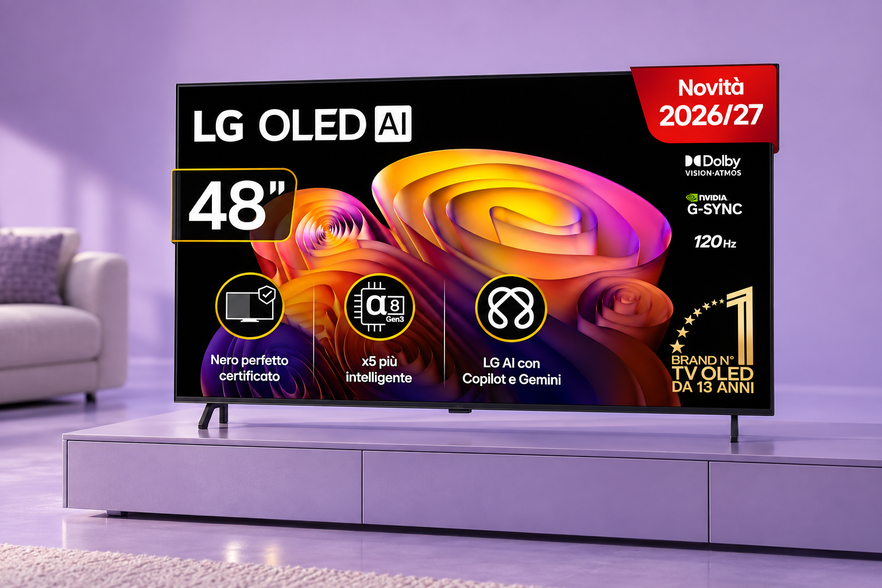 LG OLED B6E 48 pollici a 869€, 430€ in meno per il cinema in casa