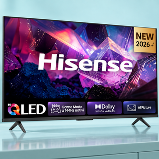 150€ in meno sulla Hisense QLED 43 pollici, 144 Hz per film e sport