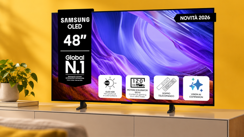 Samsung OLED 48 pollici, 400€ in meno e neri perfetti: ne vale la spesa