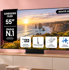 Copertina di Samsung OLED S95H 55 pollici a 1.599€, 162€ in meno per film senza riflessi