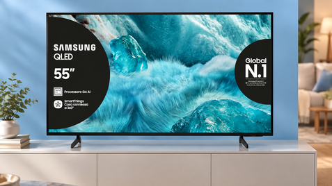 Samsung QLED 55 pollici da 429€ a 389€, il 4K da scegliere per film e serie