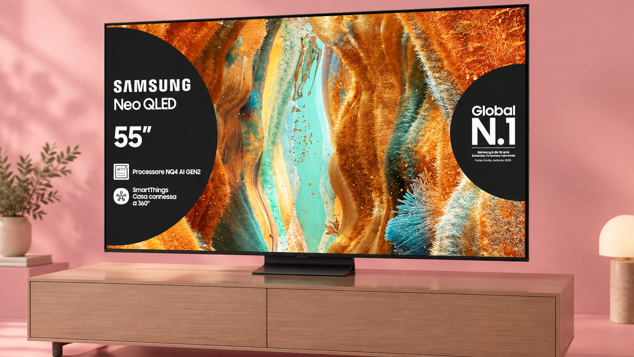 Immagine di Samsung Neo QLED 55 pollici sotto i 540€, Mini LED per il cinema in casa