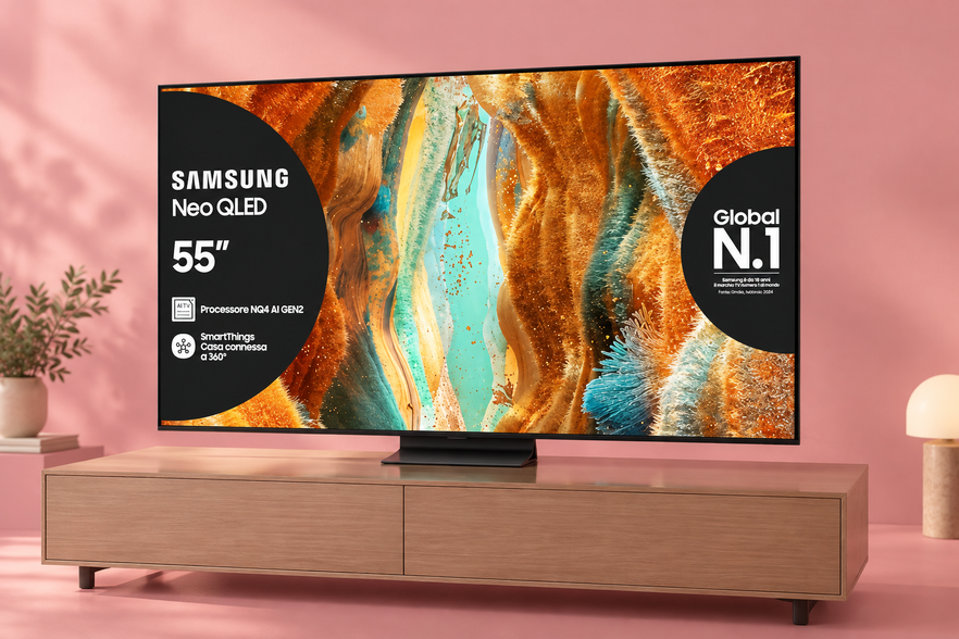 Samsung Neo QLED 55 pollici sotto i 540€, Mini LED per il cinema in casa
