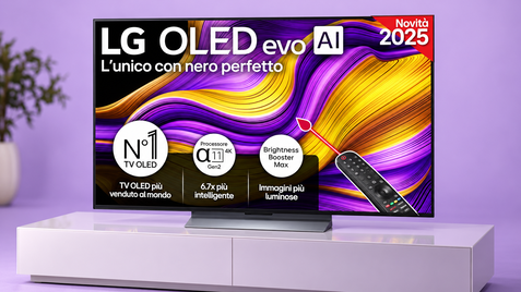 LG OLED evo G5 48 pollici a 807€, il TV compatto per film da vera sala