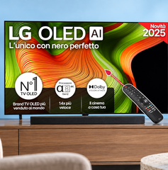 Copertina di 295,50€ in meno sull’LG OLED B5 da 83 pollici, film in formato gigante