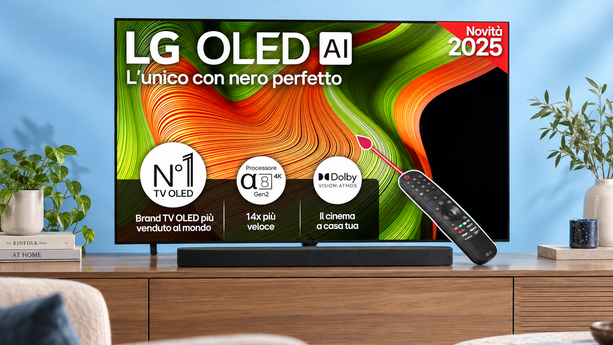 Immagine di 295,50€ in meno sull’LG OLED B5 da 83 pollici, film in formato gigante