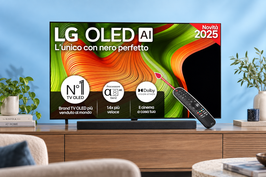 295,50€ in meno sull’LG OLED B5 da 83 pollici, film in formato gigante