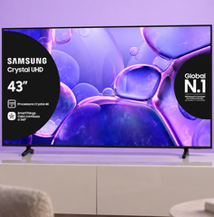 Copertina di Film e serie in 4K a 270,75€ con la TV Samsung Crystal UHD da 43 pollici
