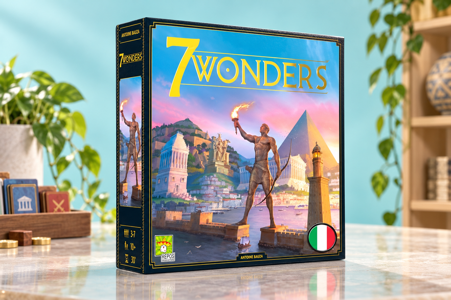 7 Wonders a 37,90€, la strategia che accende le serate in 30 minuti