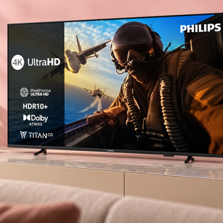 TV Philips 75 pollici sotto i 500€, cinema 4K in grande formato