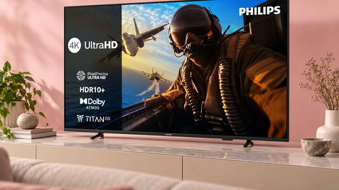 TV Philips 75 pollici sotto i 500€, cinema 4K in grande formato