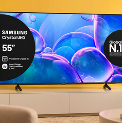 Copertina di Samsung Crystal UHD 55 pollici a 349€, film e serie in grande senza sforare