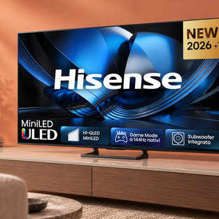 Hisense MiniLED 55 pollici scontata del 41%, cinema 4K a 531,07€
