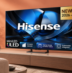 Copertina di Hisense MiniLED 55 pollici scontata del 41%, cinema 4K a 531,07€