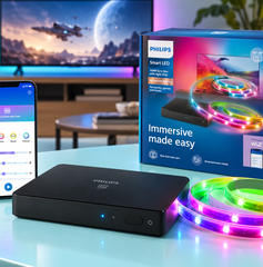 Copertina di Philips HDMI Sync Box a 68,29€, luci sincronizzate per film più immersivi
