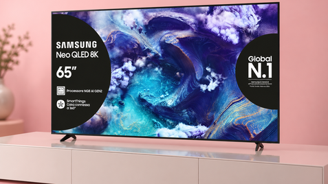 Samsung Neo QLED 8K 65 pollici sotto i 1.700€, film da grande sala
