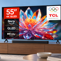 Copertina di TCL 55T6C QLED 55 pollici, da 369€ a 349,90€ per le serate cinema