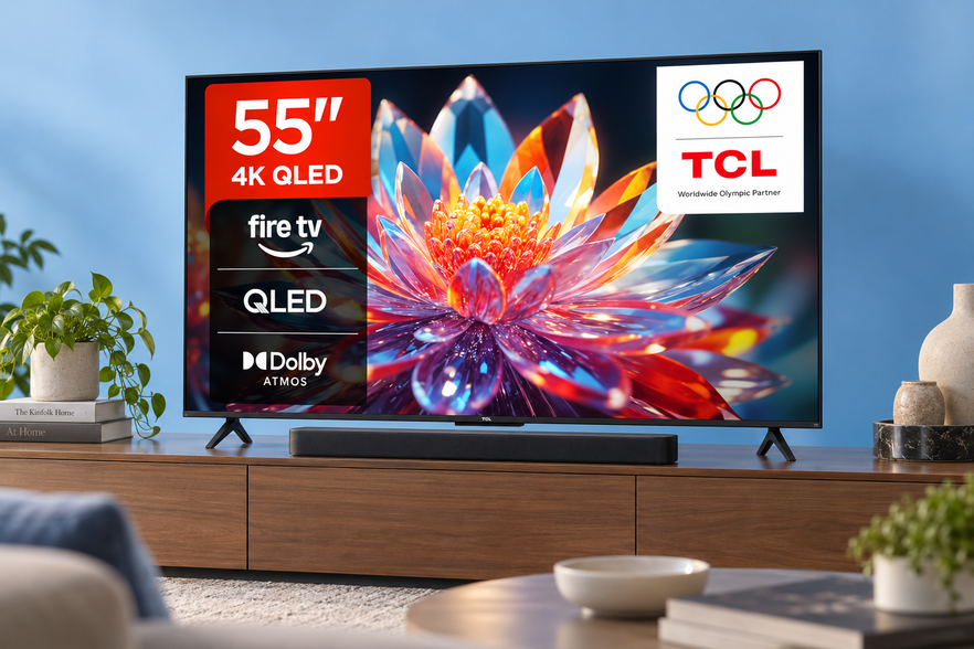 TCL 55T6C QLED 55 pollici, da 369€ a 349,90€ per le serate cinema