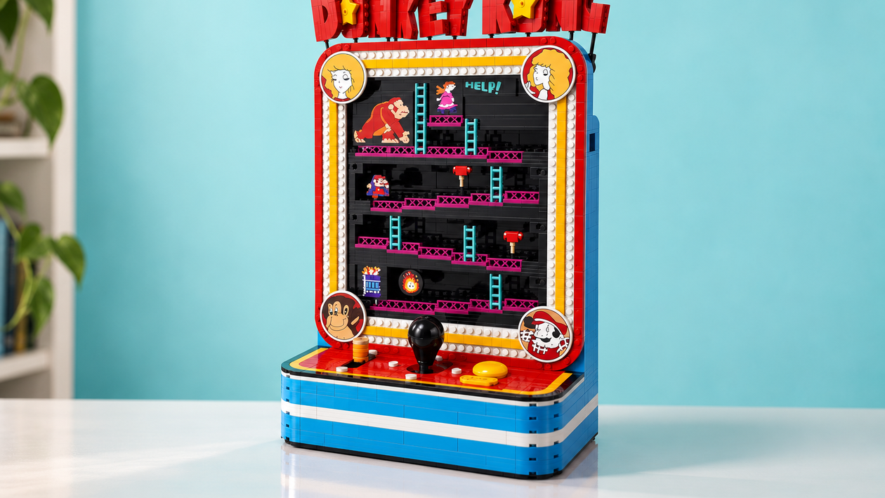 Immagine di 51€ in meno su LEGO Donkey Kong Arcade, il cabinato da costruire e giocare