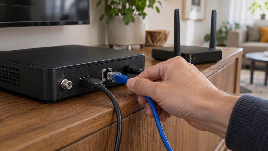 Sky Q Black non si collega dopo il cambio del router: controlli su Ethernet e IP