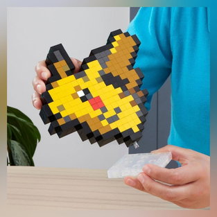 MEGA Pokémon Pikachu a soli 16,52€, 400 pezzi di pixel art da esporre