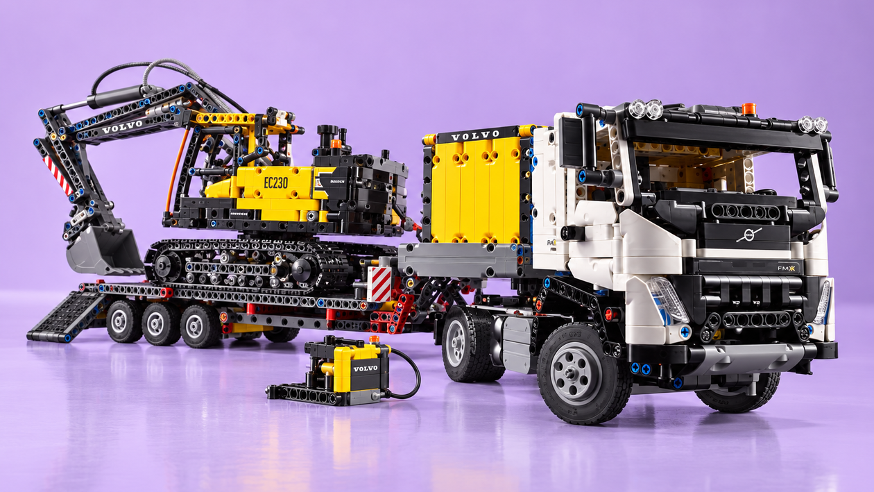 Immagine di LEGO Technic Volvo FMX, camion ed escavatore al minimo di 124,99€