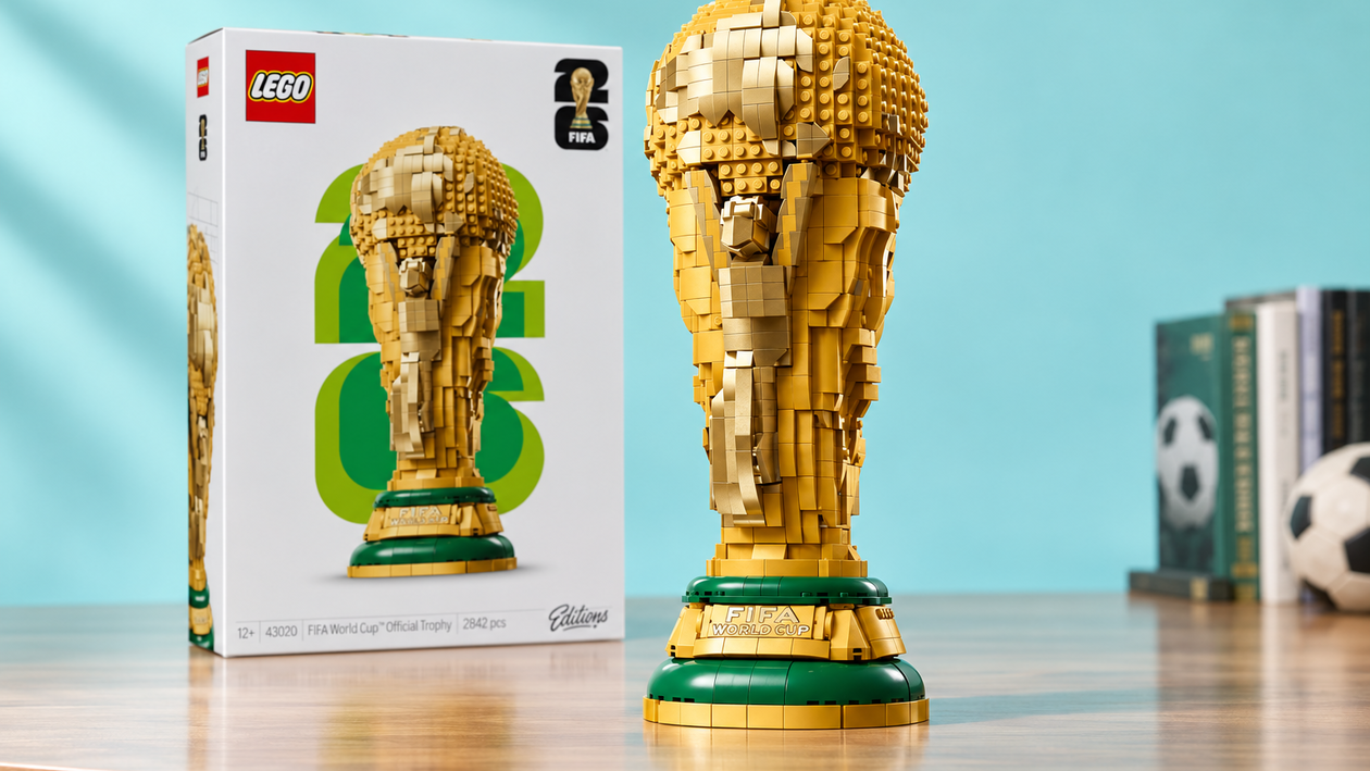 Immagine di 54€ in meno sul Trofeo LEGO FIFA, la Coppa del Mondo da esporre