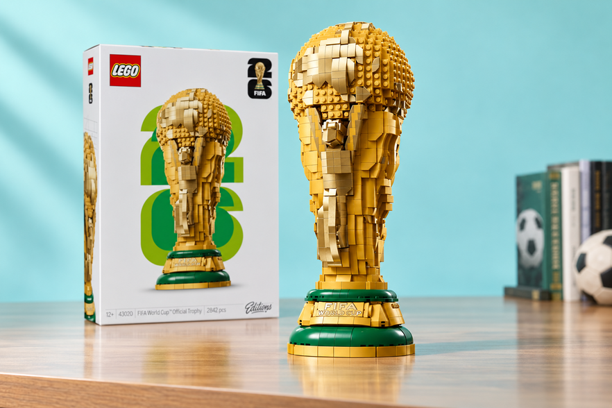 54€ in meno sul Trofeo LEGO FIFA, la Coppa del Mondo da esporre