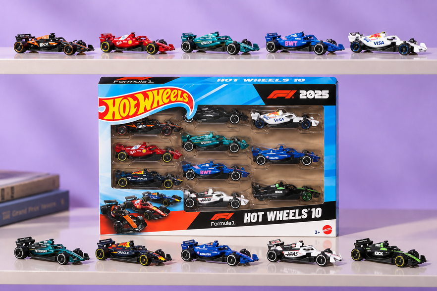 Tutte le scuderie 2025 con Hot Wheels Formula 1 a 20,78€, il minimo di sempre