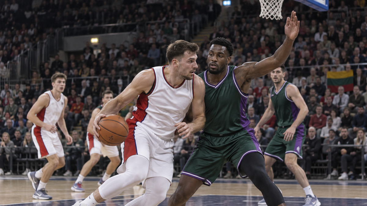 Immagine di Dove vedere Juventus Utena–Unicaja Malaga oggi: orario, TV e streaming della Basketball Champions League