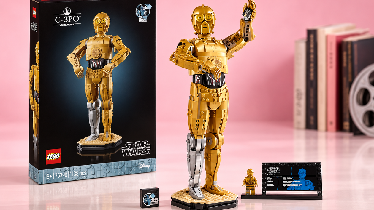 Immagine di LEGO Star Wars C-3PO sotto i 100€, un bel regalo da costruire e tenere in mostra
