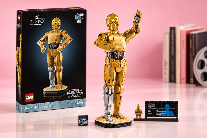 LEGO Star Wars C-3PO sotto i 100€, un bel regalo da costruire e tenere in mostra