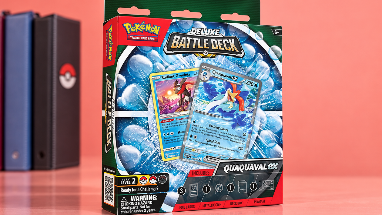 Immagine di Pokémon Quaquaval ex al -47%: apri il mazzo e puoi già giocare