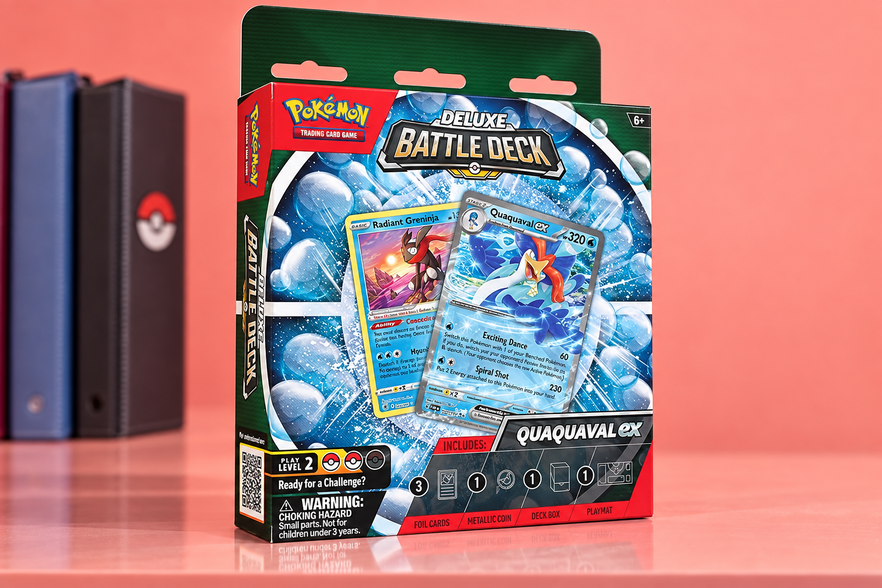 Pokémon Quaquaval ex al -47%: apri il mazzo e puoi già giocare