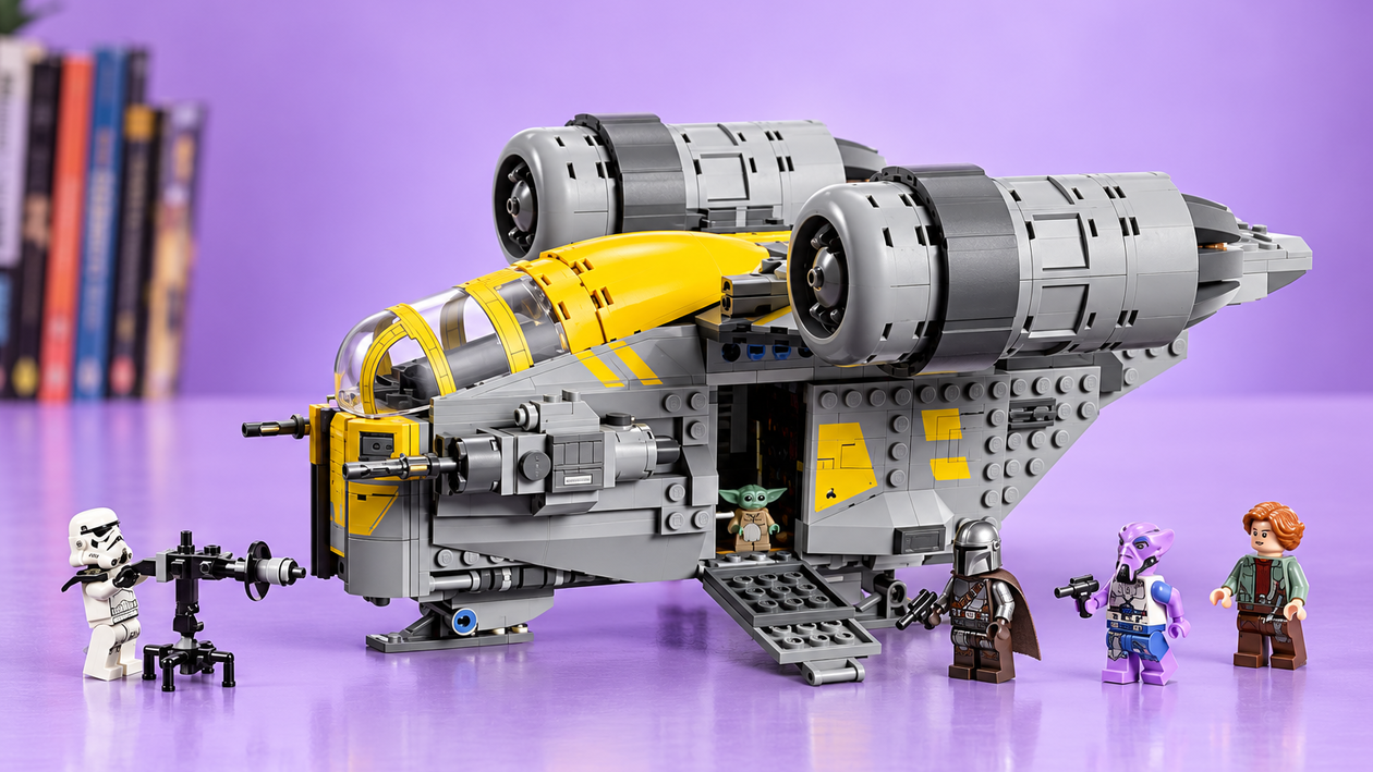 Immagine di LEGO Star Wars Razor Crest al minimo di 104,99€ con Mando, Grogu e Zeb